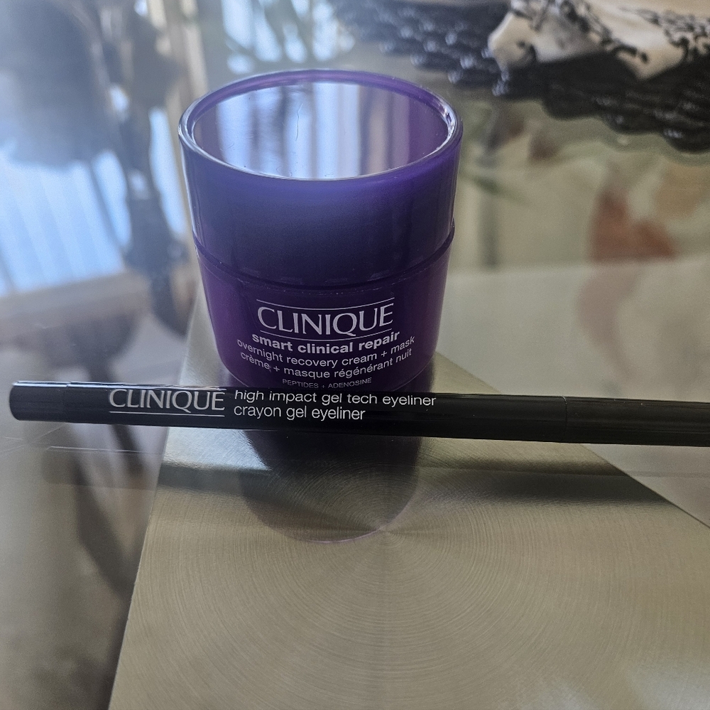 Clinique Smart Repair Cream with Black Gel Eyeliner